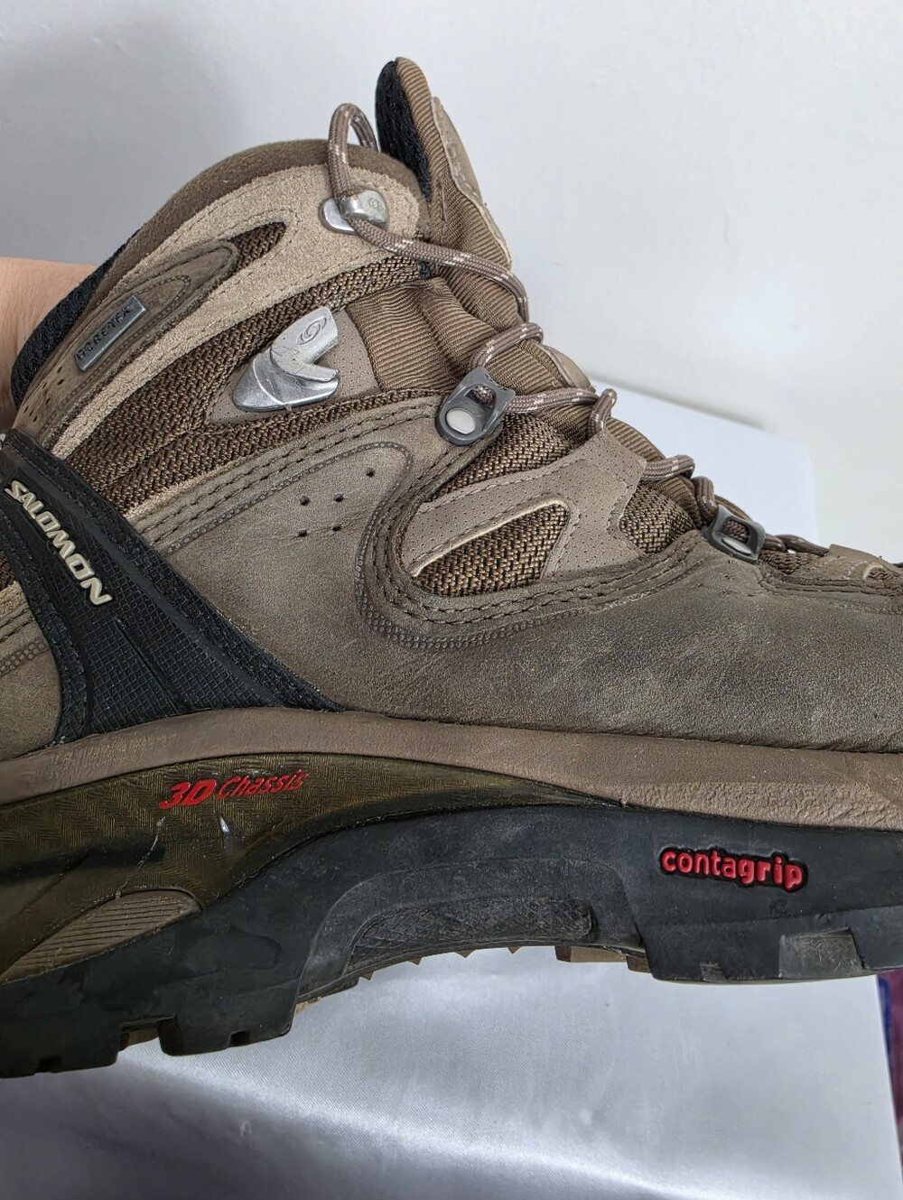 Salomon 3D Chassis GTX Goretex Hiking Boots Size 8US Men - Picture 16 of 16